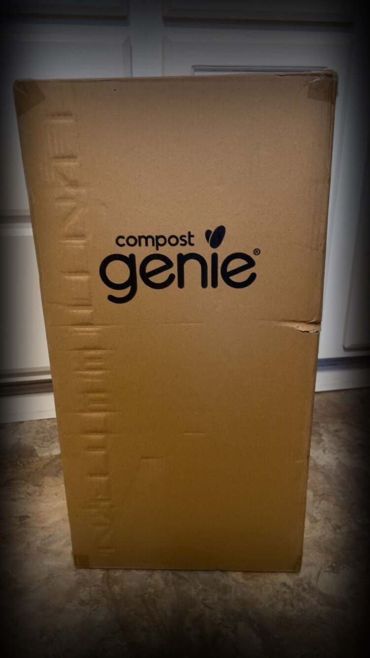Compost Genie Bin Black with 8 Bags and 4 Carbon Filters